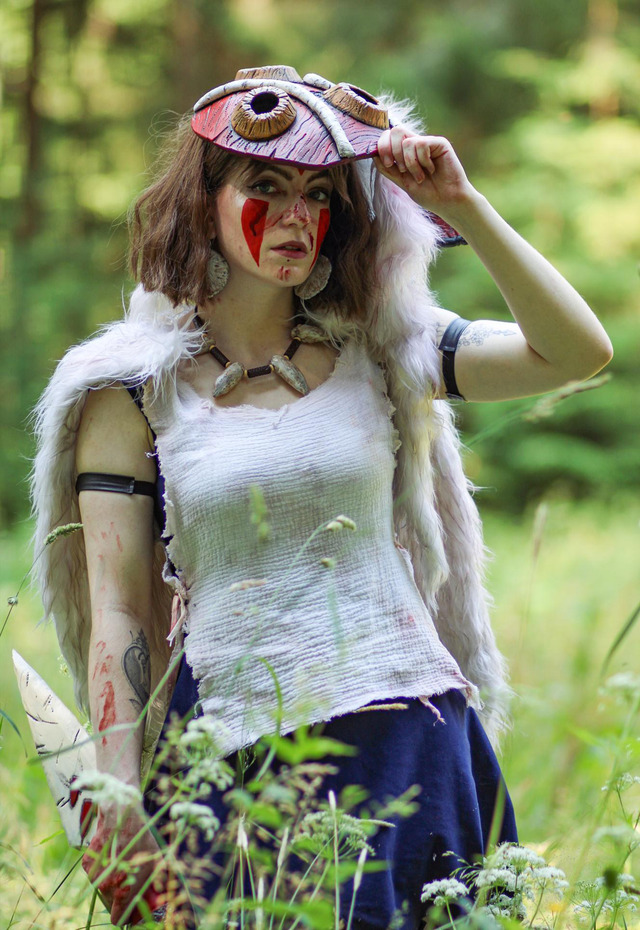 サン「もののけ姫」／witchhazel（Instagram：witchhazel.cosplay）、撮影：Lisa’（Instagram：@elderberrycosplay）
