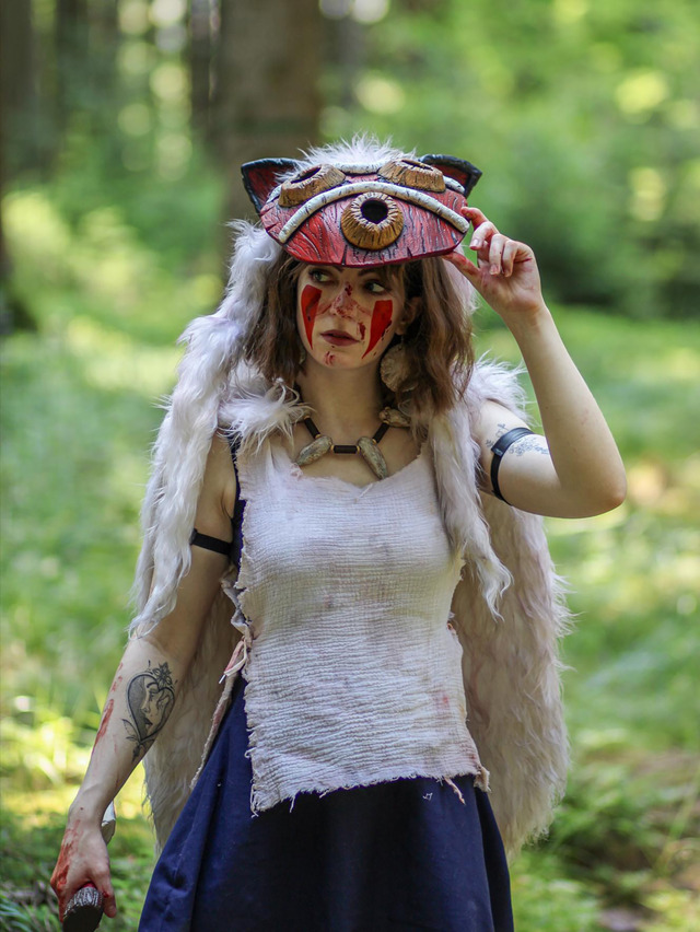 サン「もののけ姫」／witchhazel（Instagram：witchhazel.cosplay）、撮影：Lisa’（Instagram：@elderberrycosplay）