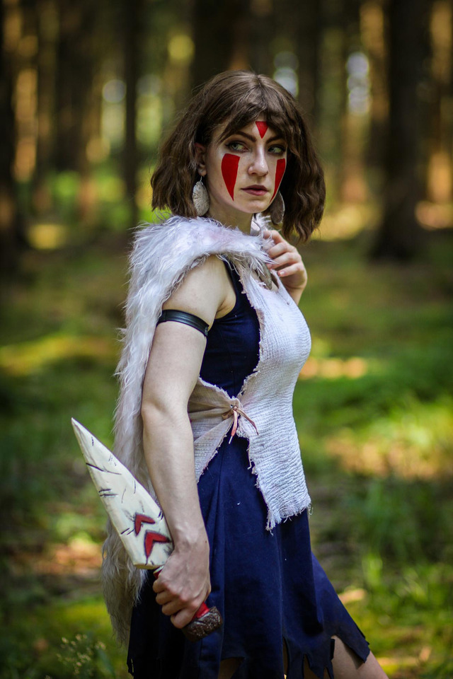 サン「もののけ姫」／witchhazel（Instagram：witchhazel.cosplay）、撮影：Lisa’（Instagram：@elderberrycosplay）