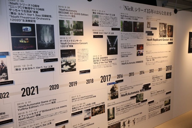『ニーア』シリーズ15周年記念の展覧会で思い出を辿る…！「NieR 15th Anniversary EXHIBITION 消セナイ記録」レポート