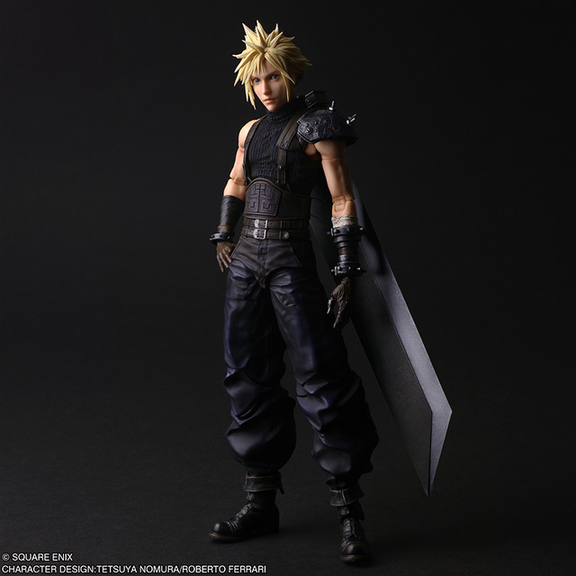『FF7 リバース』より「クラウド・ストライフ」新作アクションフィギュアが予約受付中！バスターソードや“黒マテリア”でさまざまなシーンを再現