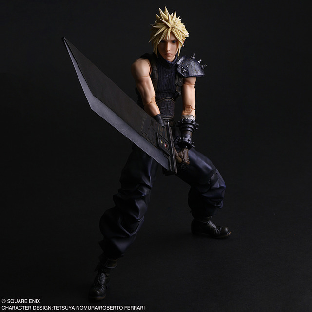 『FF7 リバース』より「クラウド・ストライフ」新作アクションフィギュアが予約受付中！バスターソードや“黒マテリア”でさまざまなシーンを再現