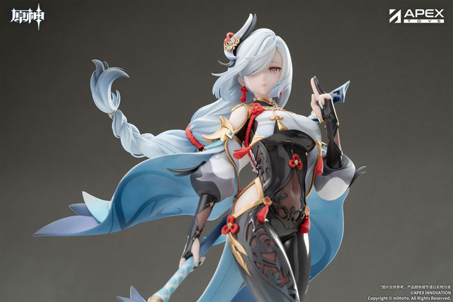 シースルーからのぞくおへそ！『原神』より「申鶴」1/7スケールフィギュアが予約受付中ー初回特典にはキャライメージブレスレットが付属