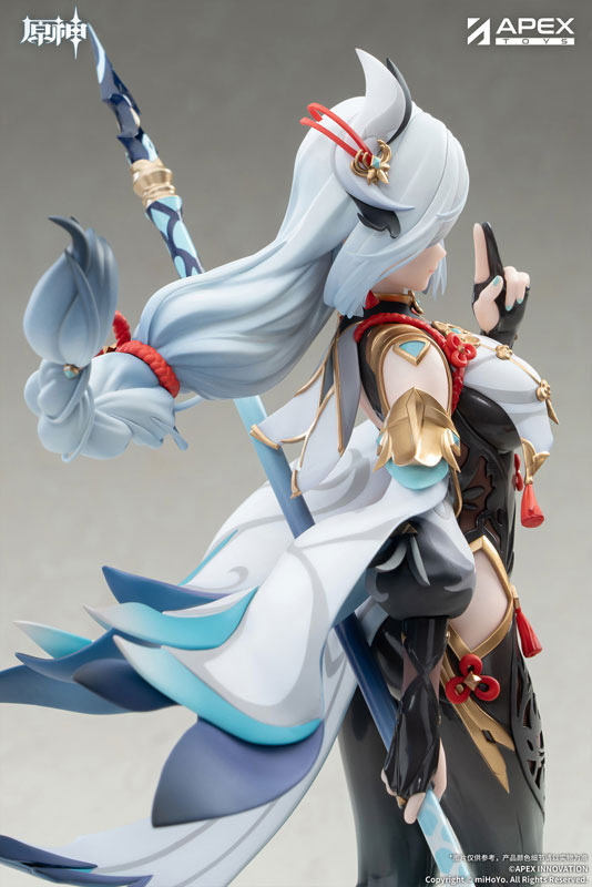 シースルーからのぞくおへそ！『原神』より「申鶴」1/7スケールフィギュアが予約受付中ー初回特典にはキャライメージブレスレットが付属