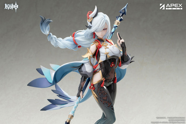 シースルーからのぞくおへそ！『原神』より「申鶴」1/7スケールフィギュアが予約受付中ー初回特典にはキャライメージブレスレットが付属