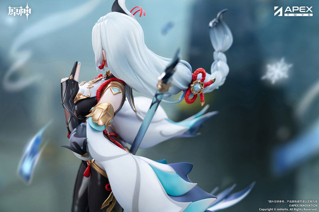 シースルーからのぞくおへそ！『原神』より「申鶴」1/7スケールフィギュアが予約受付中ー初回特典にはキャライメージブレスレットが付属