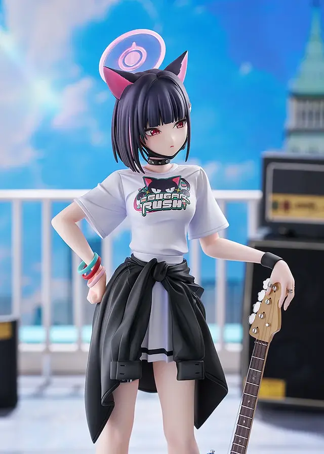 『ブルアカ』より「カズサ」がバンド姿で1/7スケールフィギュア化！シャツの質感、ベースの弦は1本1本張るなどこだわりが凄い