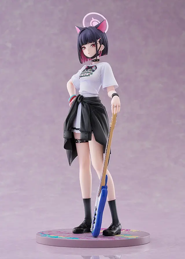 『ブルアカ』より「カズサ」がバンド姿で1/7スケールフィギュア化！シャツの質感、ベースの弦は1本1本張るなどこだわりが凄い