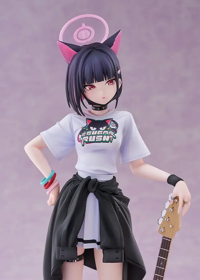 『ブルアカ』より「カズサ」がバンド姿で1/7スケールフィギュア化！シャツの質感、ベースの弦は1本1本張るなどこだわりが凄い