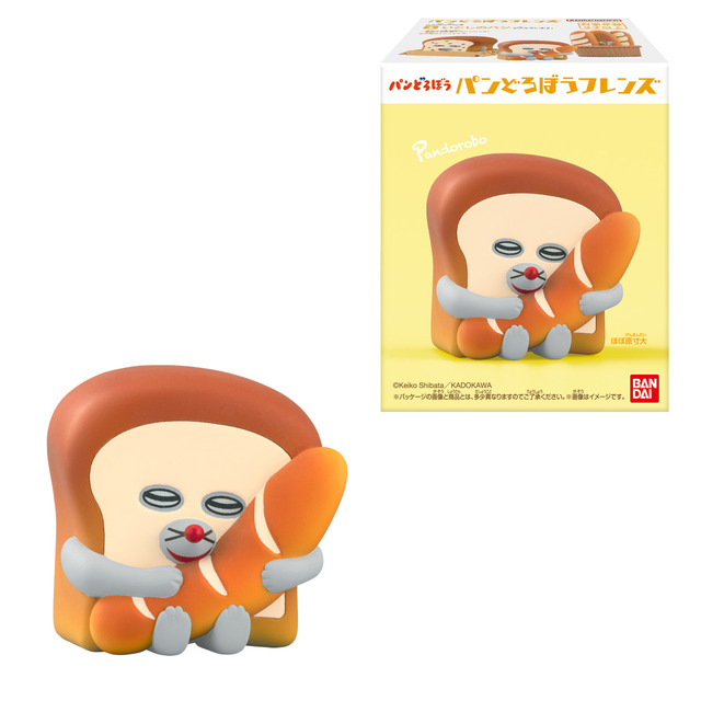 「パンどろぼう」がソフビ人形になって登場！「いとしのパン」「まずい」「おにぎりぼうや」など集めて可愛い全7種
