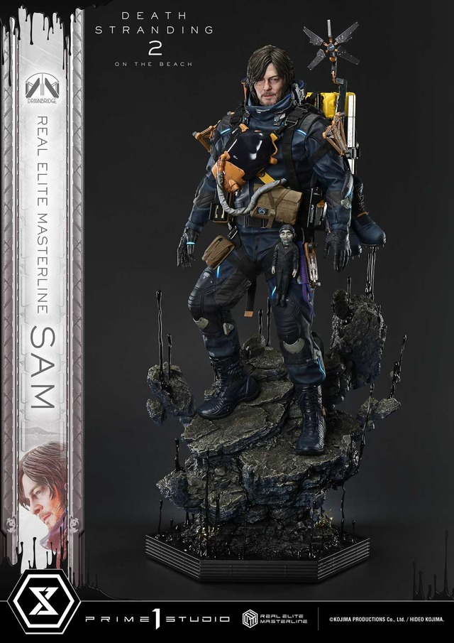 お値段約32万円！『デススト2』主人公「サム」が1/3スケールで立体化ーモデルであるノーマン・リーダス氏の特徴を捉え、フォトリアルな仕上がりに