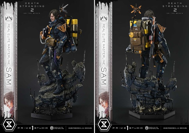 お値段約32万円！『デススト2』主人公「サム」が1/3スケールで立体化ーモデルであるノーマン・リーダス氏の特徴を捉え、フォトリアルな仕上がりに