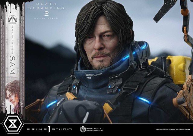 お値段約32万円！『デススト2』主人公「サム」が1/3スケールで立体化ーモデルであるノーマン・リーダス氏の特徴を捉え、フォトリアルな仕上がりに