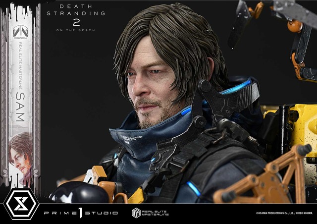 お値段約32万円！『デススト2』主人公「サム」が1/3スケールで立体化ーモデルであるノーマン・リーダス氏の特徴を捉え、フォトリアルな仕上がりに