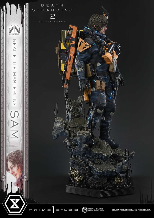 お値段約32万円！『デススト2』主人公「サム」が1/3スケールで立体化ーモデルであるノーマン・リーダス氏の特徴を捉え、フォトリアルな仕上がりに