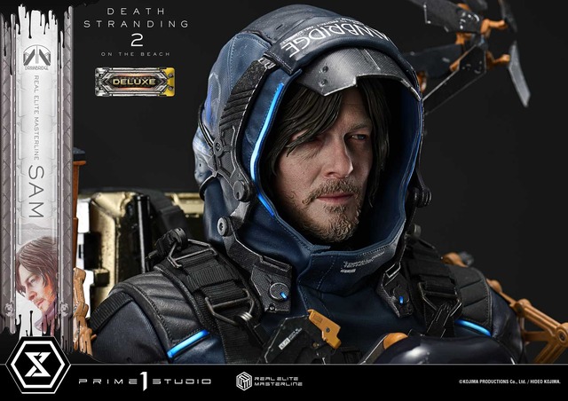お値段約32万円！『デススト2』主人公「サム」が1/3スケールで立体化ーモデルであるノーマン・リーダス氏の特徴を捉え、フォトリアルな仕上がりに