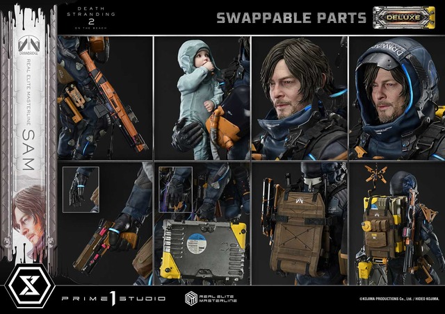 お値段約32万円！『デススト2』主人公「サム」が1/3スケールで立体化ーモデルであるノーマン・リーダス氏の特徴を捉え、フォトリアルな仕上がりに