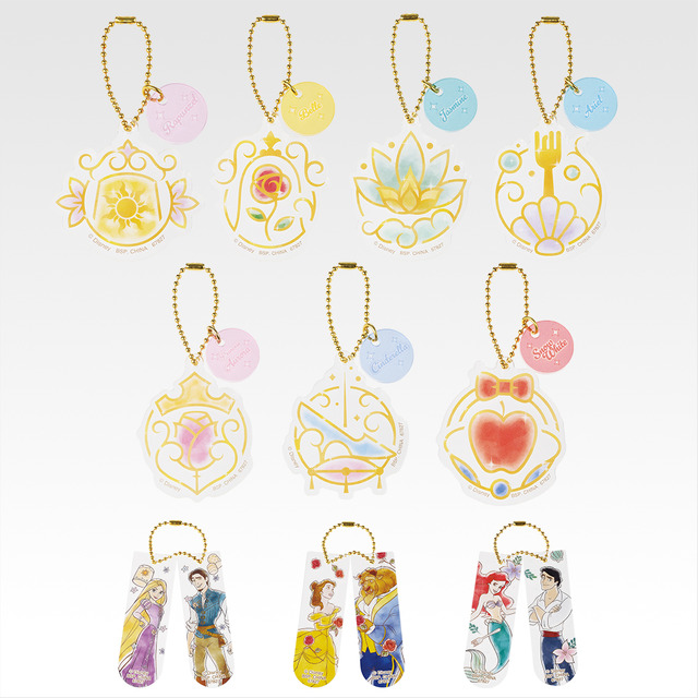 「ディズニープリンセス」新作一番くじの全ラインナップ公開！ラプンツェルのフィギュアや、「美女と野獣」「白雪姫」のチャームなど上品で可愛い