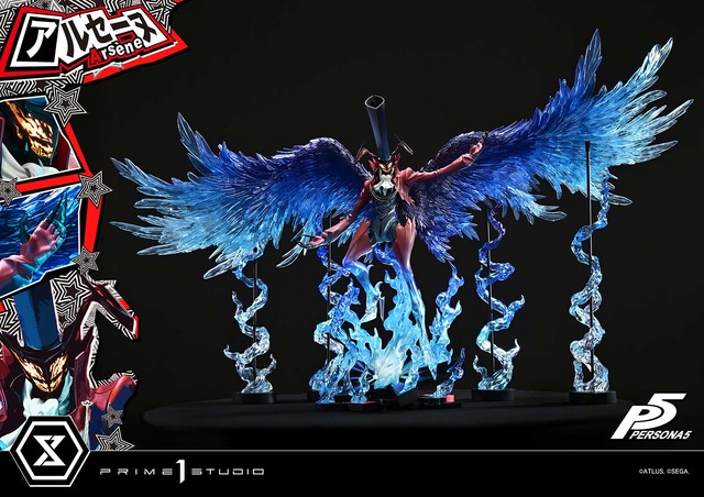 約21万円の豪華仕様！『ペルソナ5』より「アルセーヌ」が立体化―全幅148cmの1/4スケールスタチューが予約受付中