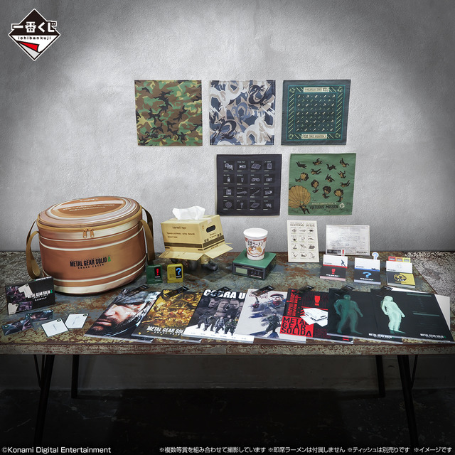 『METAL GEAR SOLID Δ』一番くじが最高にユニーク！「ダンボールを被ったスネーク」のティッシュケースや、ラストワン賞には「即席ラーメンタイマー」も