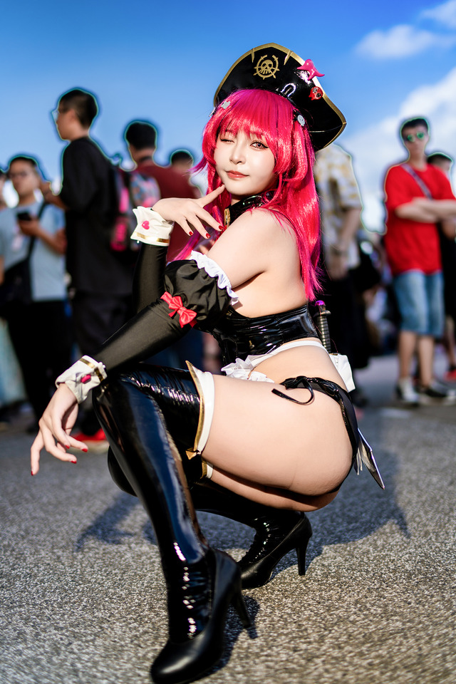 宝鐘マリン「ホロライブ」/鶴葵(X:@tsuru_Cosplay、Instagram:tsuru_cos_aoi)【台湾】