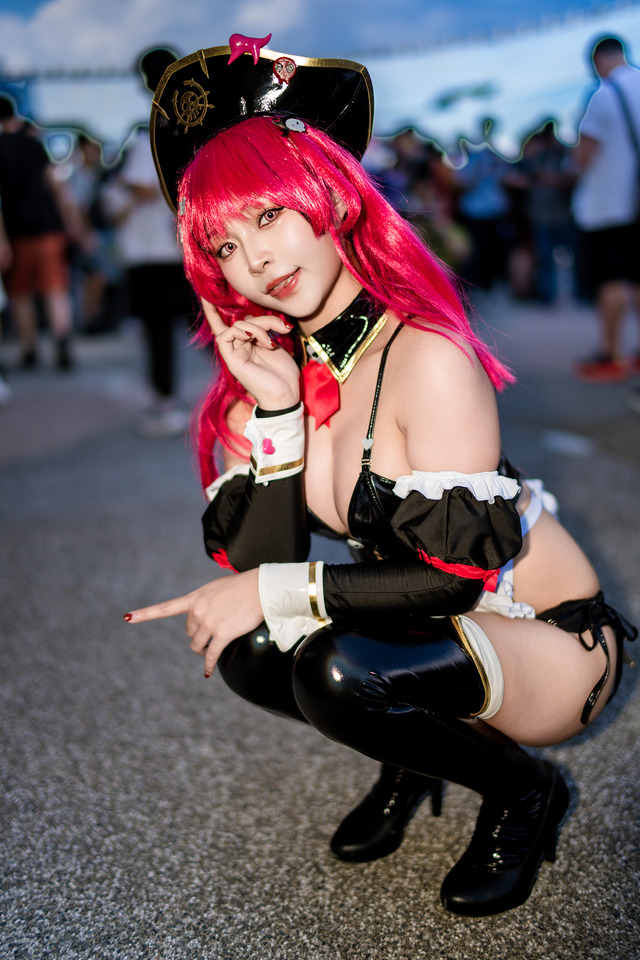 宝鐘マリン「ホロライブ」/鶴葵(X:@tsuru_Cosplay、Instagram:tsuru_cos_aoi)【台湾】