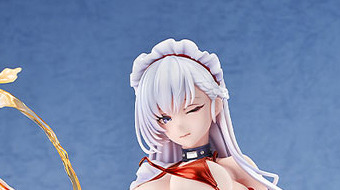 目のやり場がなさすぎる！『アズレン』ベルファストが着せ替え「至福の奉仕」デザインで立体化、弾けた水着がセクシー…
