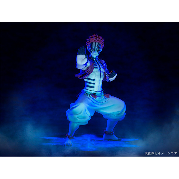 “俺と永遠に戦い続けよう”「鬼滅の刃」より「猗窩座」1/8スケールフィギュアが再登場!台座は「破壊殺・羅針」の特別仕様