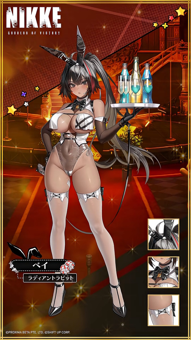 むちむちタイツにツヤツヤな太もも…!『勝利の女神:NIKKE』で「新規バニーガール衣装」が続々登場、禁断の“逆バニー”まで