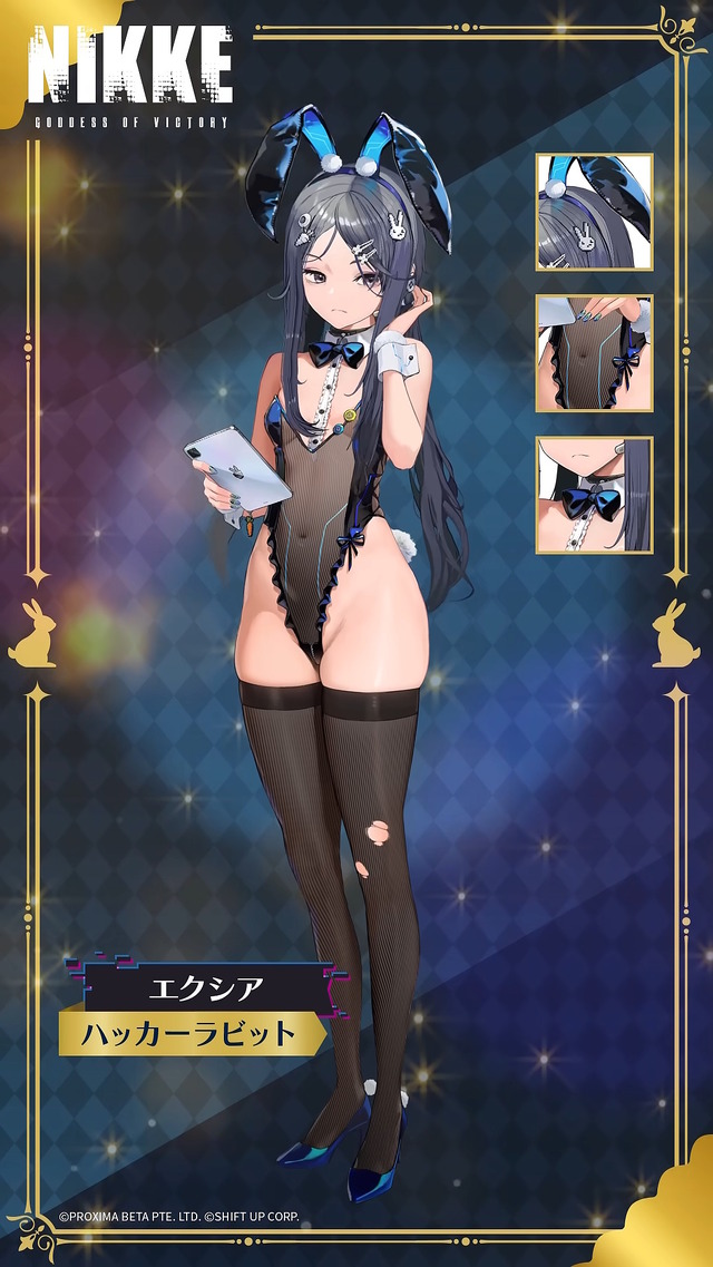 むちむちタイツにツヤツヤな太もも…!『勝利の女神:NIKKE』で「新規バニーガール衣装」が続々登場、禁断の“逆バニー”まで