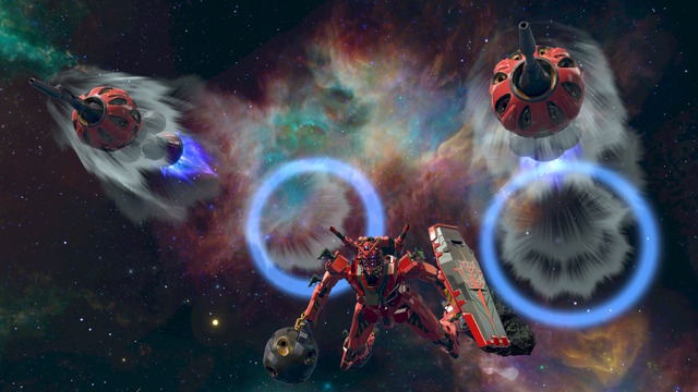 「赤いガンダム」が『機動戦士ガンダム EXVS.2 イニブ』に参戦！ジークアクスとM.A.V.戦術で攻撃、必殺技は“シイコ戦の一撃”を完全再現