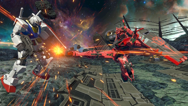 「赤いガンダム」が『機動戦士ガンダム EXVS.2 イニブ』に参戦！ジークアクスとM.A.V.戦術で攻撃、必殺技は“シイコ戦の一撃”を完全再現