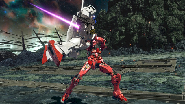 「赤いガンダム」が『機動戦士ガンダム EXVS.2 イニブ』に参戦！ジークアクスとM.A.V.戦術で攻撃、必殺技は“シイコ戦の一撃”を完全再現