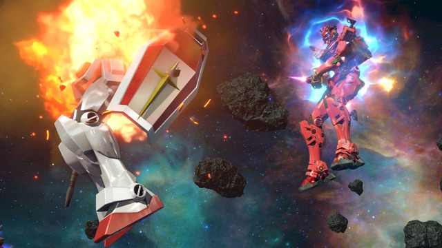 「赤いガンダム」が『機動戦士ガンダム EXVS.2 イニブ』に参戦！ジークアクスとM.A.V.戦術で攻撃、必殺技は“シイコ戦の一撃”を完全再現