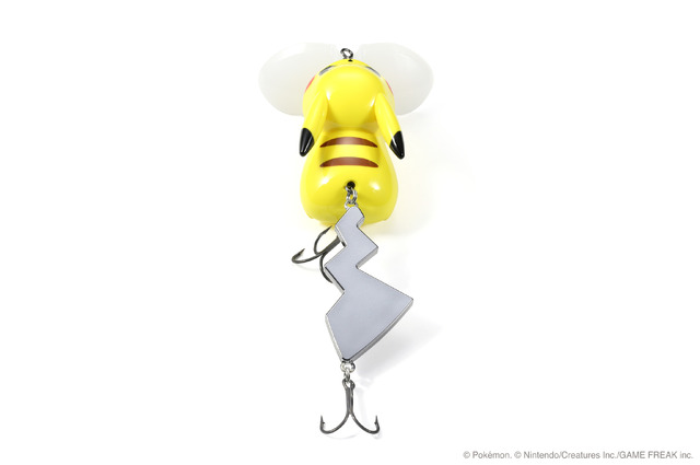 「ポケモン」わざ“アイアンテール”を繰り出す「ピカチュウ」がルアーに！しっぽのメタリックパーツが魚を強烈に誘う“バトル仕様”