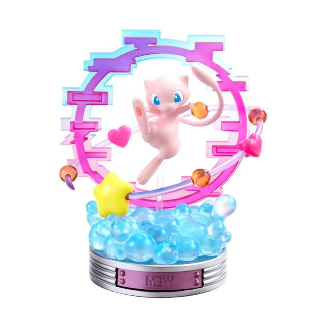 ピカチュウ&ガラルジグザグマや、ミュウたちをビビッドな世界観で立体化!『ポケモン』“ネオンパーティー”インテリアフィギュア全6種
