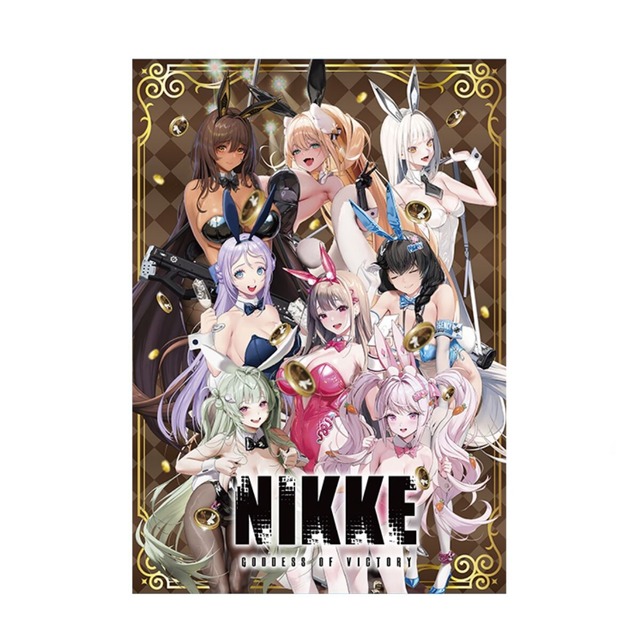 やわらかバニーがいっぱい！『勝利の女神：NIKKE』の「バニーガール衣装ブランケット」が素敵―“うさ耳と尻尾”が並ぶ裏面にも注目