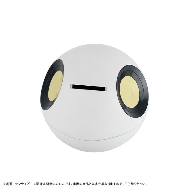手のひらフィットなサイズ感が可愛い！「ガンダム ジークアクス」の“ハロ”がフィギュア貯金箱として立体化