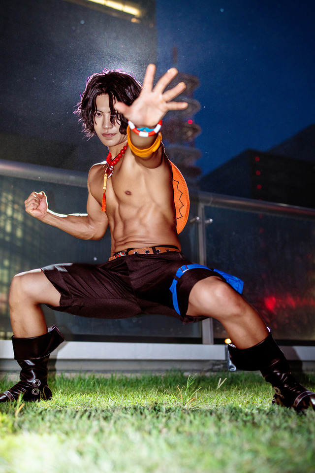 エース「ONE PIECE」／拳タロウ（X：@Light_Middle_K）