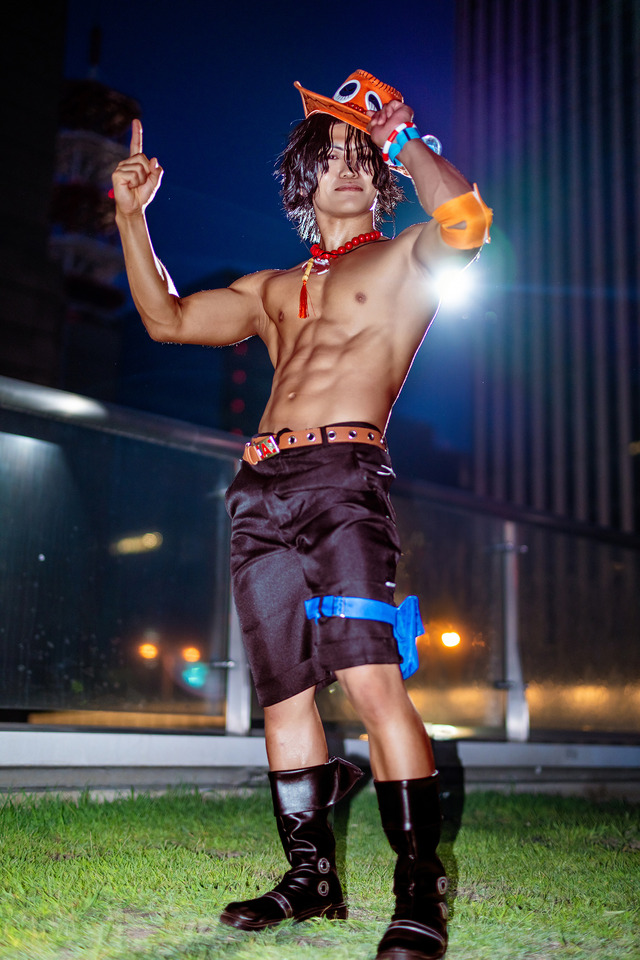 エース「ONE PIECE」／拳タロウ（X：@Light_Middle_K）