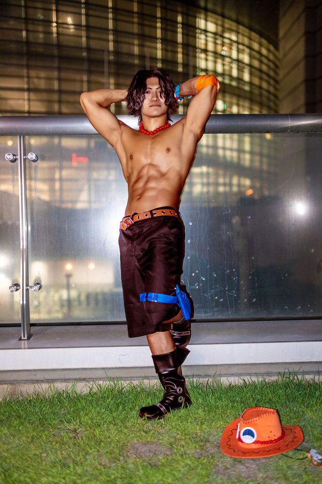 エース「ONE PIECE」／拳タロウ（X：@Light_Middle_K）