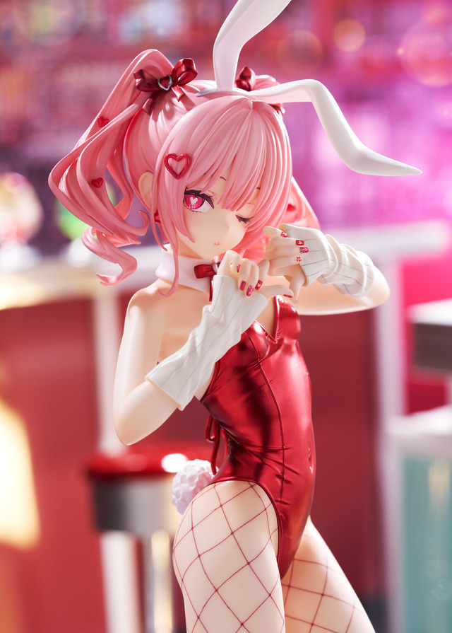 真っ赤なバニースーツにスラリと伸びた美脚！人気イラストレーターrurudo氏オリジナルキャラ「ラビ」が立体化