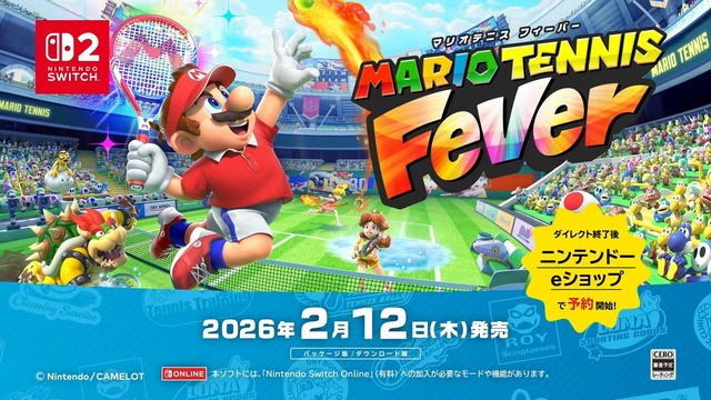 『マリオテニス フィーバー』が2026年2月12日発売ーベビィマリオたちの冒険や新要素“フィーバーラケット”にも注目【Nintendo Direct 2025.9.12】