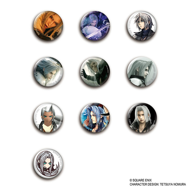 『FF7』セフィロスしか入っていない！歴代イラストやCGを取り揃えたカンバッチBOXが予約受付開始