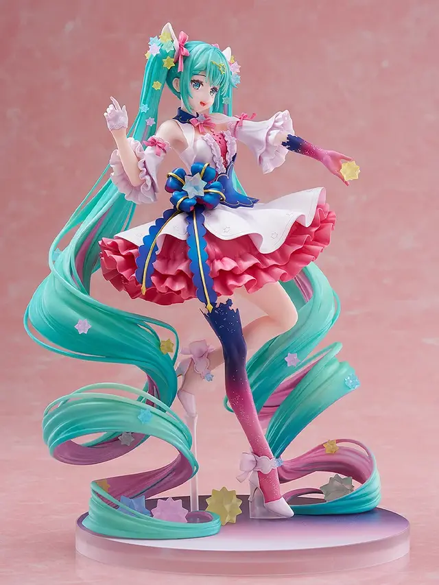 ツインテや衣装に散りばめられた星が綺麗！「初音ミク」エキスポ10周年記念イラストコンテストのキービジュアルフィギュアが再販