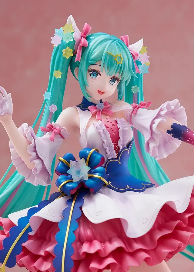 ツインテや衣装に散りばめられた星が綺麗！「初音ミク」エキスポ10周年記念イラストコンテストのキービジュアルフィギュアが再販