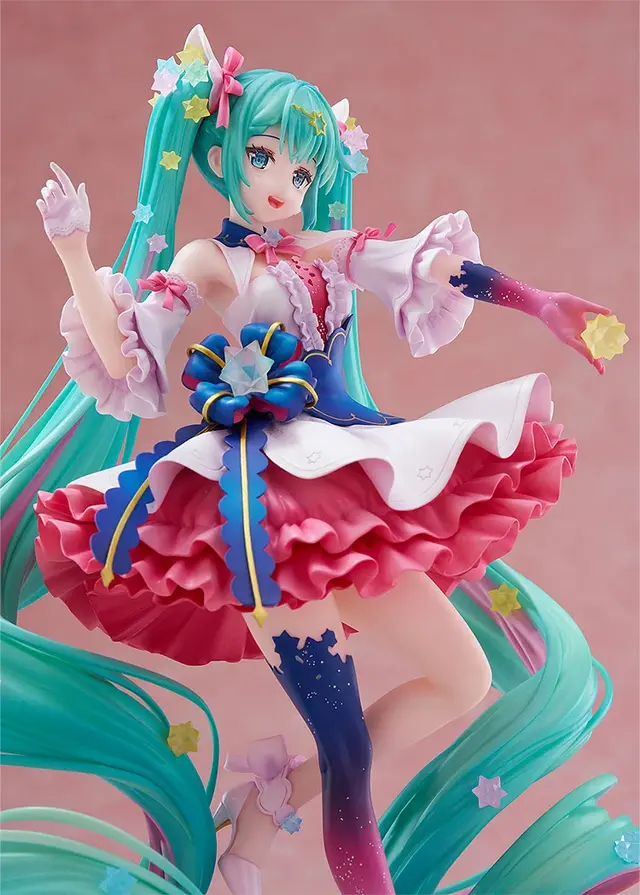 ツインテや衣装に散りばめられた星が綺麗！「初音ミク」エキスポ10周年記念イラストコンテストのキービジュアルフィギュアが再販