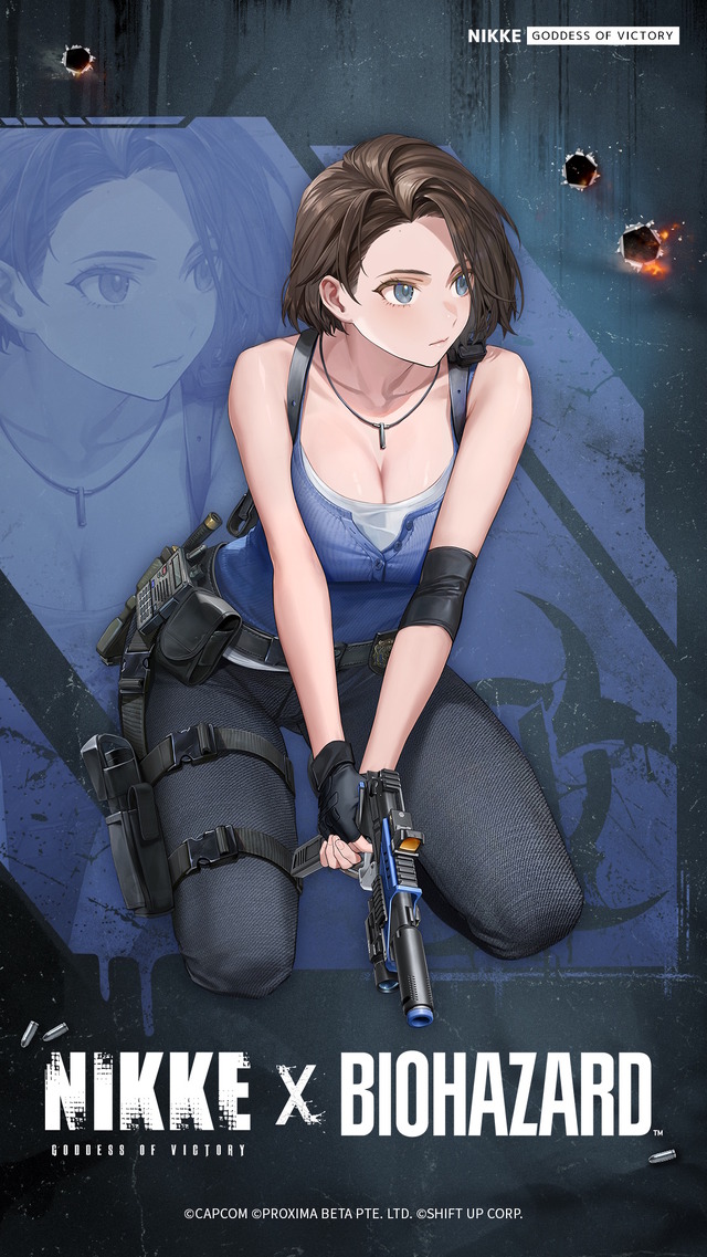 エイダ、ジル、クレアたちが尻を揺らす…！『勝利の女神：NIKKE』×『バイオハザード』コラボキャラの“背中で魅せる射撃モーション”お披露目