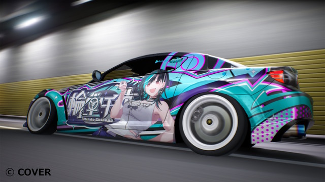 ホロライブ・輪堂千速の痛車が凄い！レースゲーム『首都高バトル』とコラボ、「マツダ RX-8」に乗りライバルとして現る