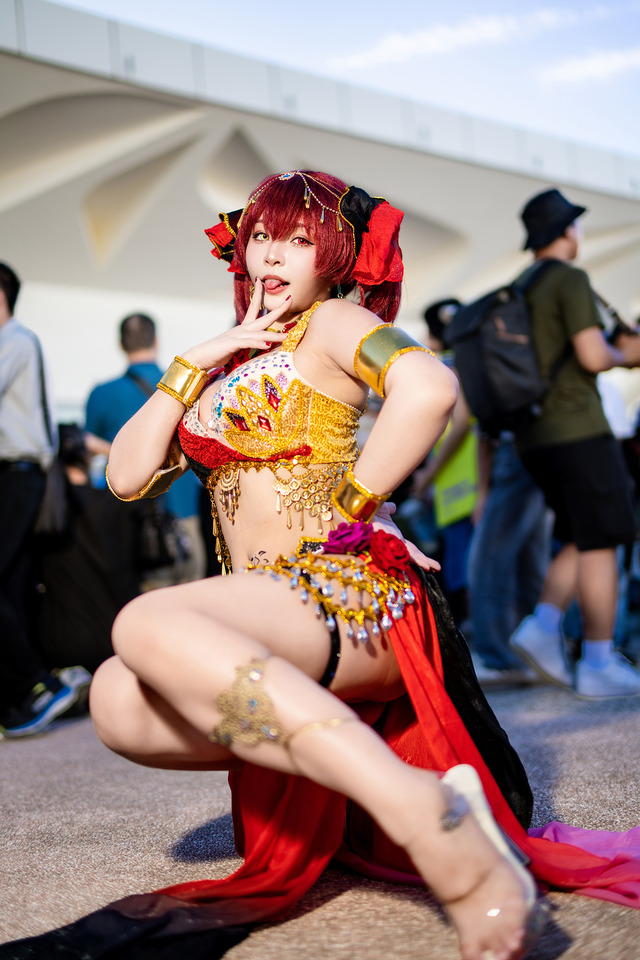 宝鐘マリン「ホロライブ」／鶴葵（X：@tsuru_Cosplay、Instagram：tsuru_cos_aoi）【台湾】
